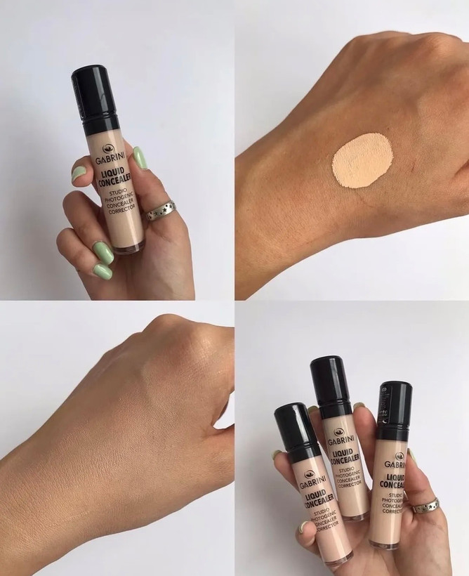 کانسیلر مایع گابرینی (Gabrini Liquid Concealer) با فرمول سبک و حرفهای