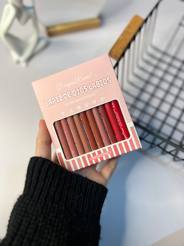 خط لب شمعی پیچی دراگون 12 رنگ (Dragon Lip Liner)