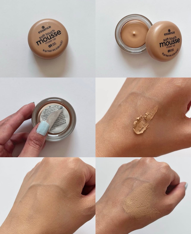 موسکرمپودر اسنس | Essence Soft Touch Mousse Make-Up